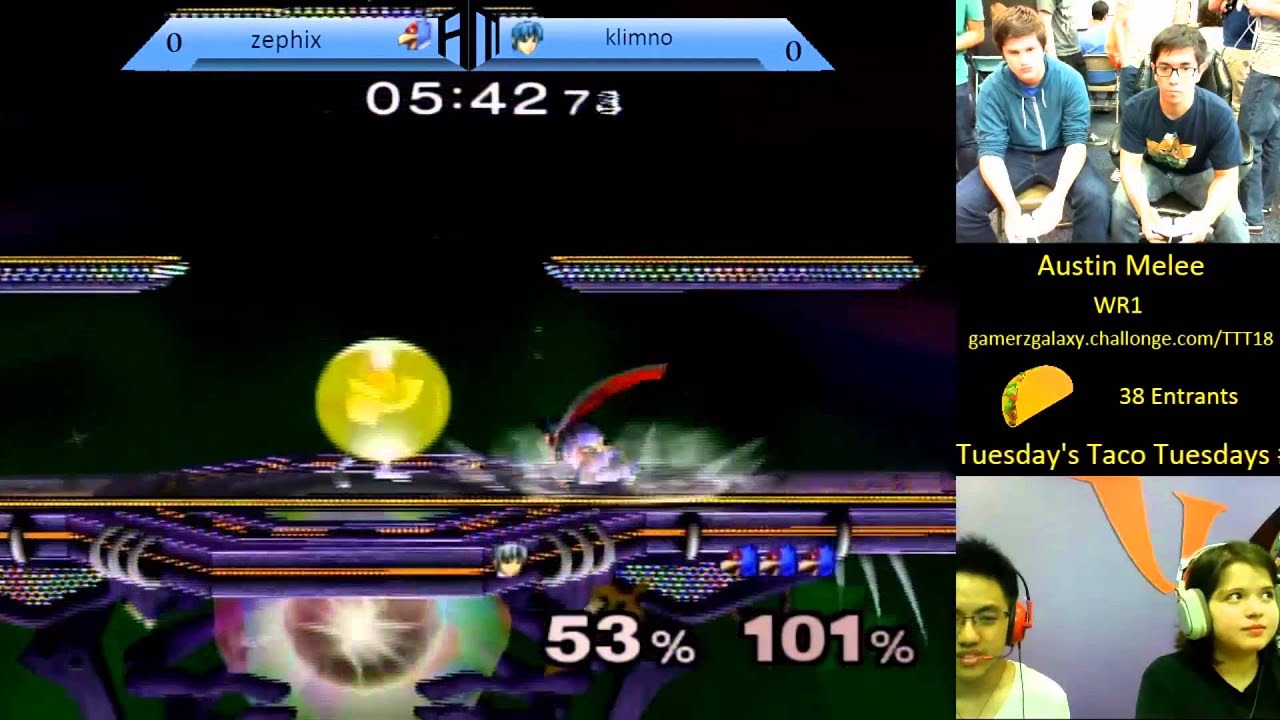 Austin Melee  - Zephix (Falco) vs Klimino (Marth) - TTT18