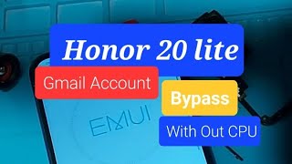Honor p20 lite Gmail account Bypass With Out Computer And Any Software