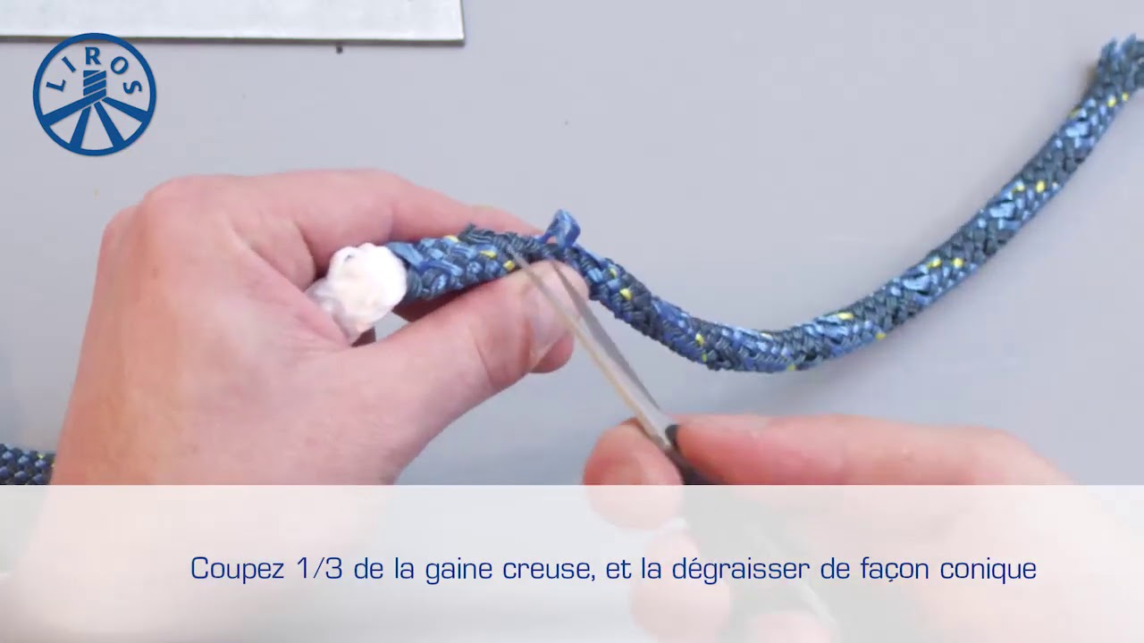LIROS – INSTRUCTION D'ÉPISSURE DOUBLE TRESSE TRESSE AME DYNEEMA