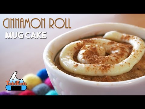 Cinnamon Roll Mug Cake (Easy Recipe)【簡単！】シナモンロールもマグカップで出来る！！