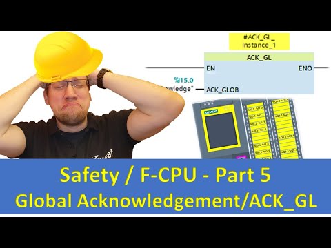 TIA Portal: All Safety Basics! Part 5: Global Acknowledgement / ACK_GL