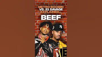 Metro Boomin vs. 21 Savage BEEF EXPLAINED - The REAL Reason Fans Think They’re BEEFING ‼️👀 #shorts