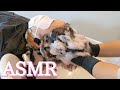 ヘッドスパとシャンプーASMRを交互に【職人の技】Head Massage and shampoo asmr