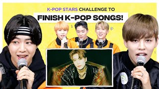 Can Kpop Group finish the lyrics of NCT U, TXT, ATEEZ? l FLC l T1419