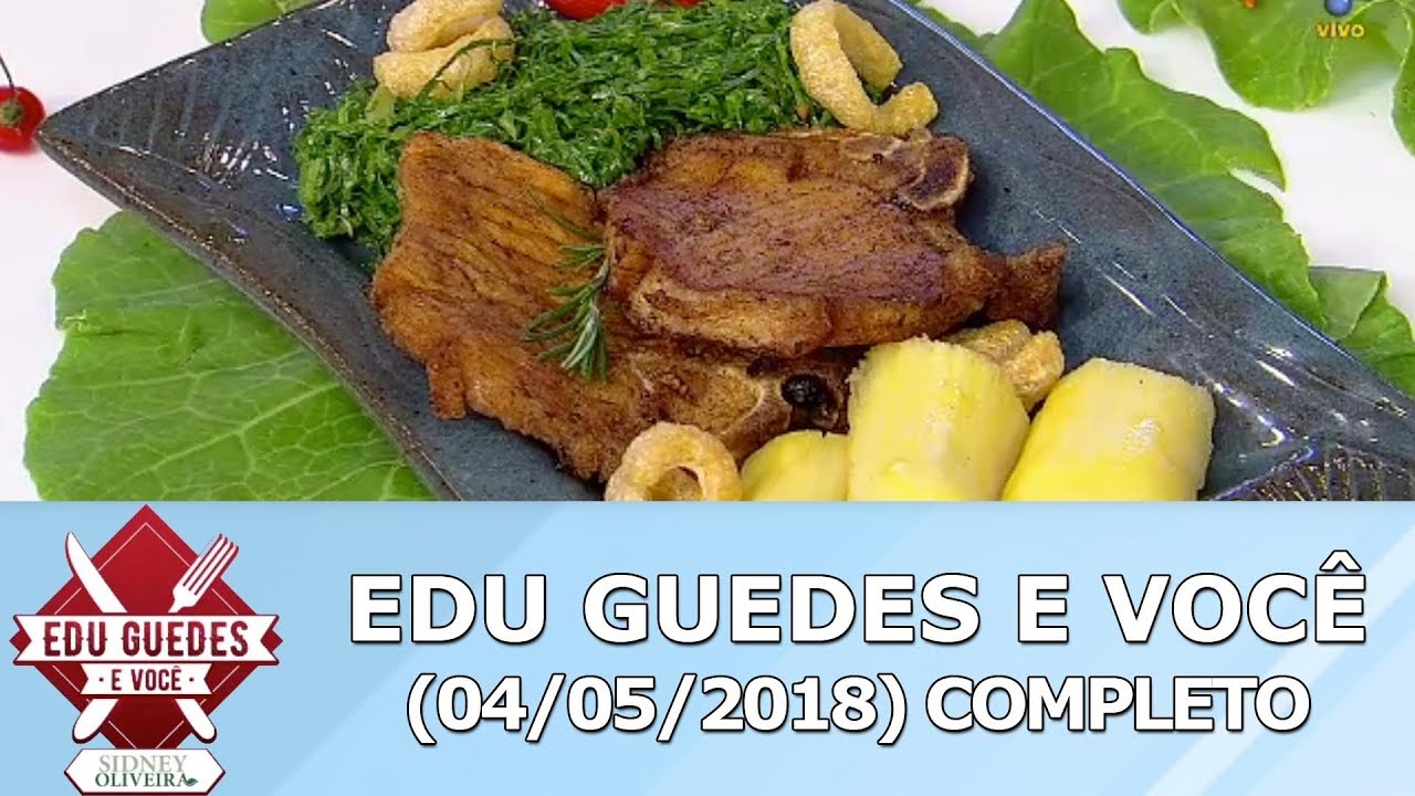 Edu Guedes ensina a receita de feijão e tempero da Cidinha