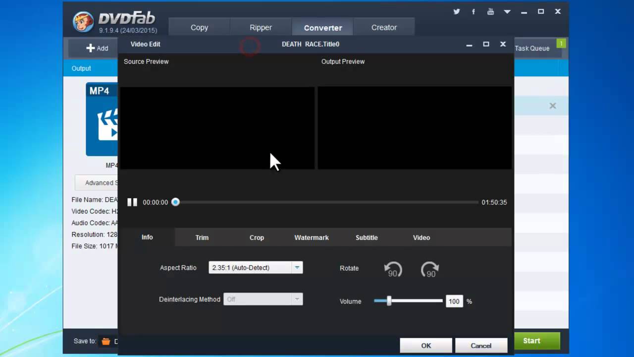 How to trim a video by using DVDFab's video trim feature? YouTube