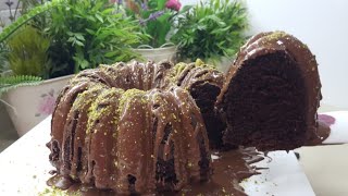 How to make Amazing chocolate cake Recipe /كيكه الشوكولاته بالصوص الرهيب