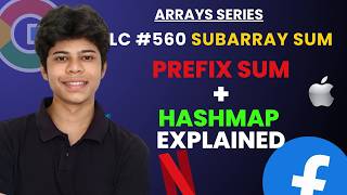 Amazon Favourite🔥|LeetCode 560 Explained Easy 🔥 | Subarray Sum Equals K | Prefix Sum + HashMap Hindi