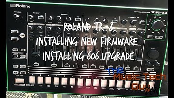 Installing new Firmware on the Roland TR-8 - Installing 606 upgrade