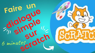 [TUTO] Partie1 : Faire un dialogue simple sur SCRATCH 3 #Scratch # 3سكراتش