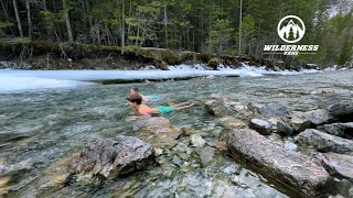 Trip to Lussier Hot Springs in our fully built E-350 4x4 Camper