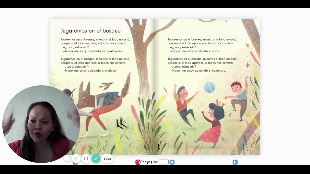 "Jugaremos en el bosque". Juego tradicional. Libro lengua materna