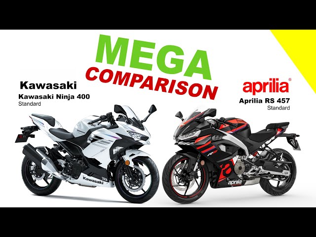 Kawasaki Ninja 400 vs Aprilia RS 457 | MEGA COMPARISON | Bike Info