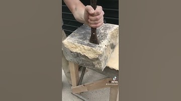 Cutting a block of stone to size. #craftsmanship #short #handcarved #behindthescenes