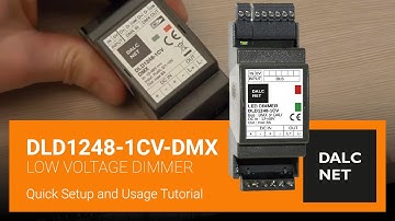 DLD1248-1CV-DMX: Single BUS Dimmer Installation - Dalcnet