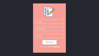 Responsive Registration Form in HTML CSS and JavaScript