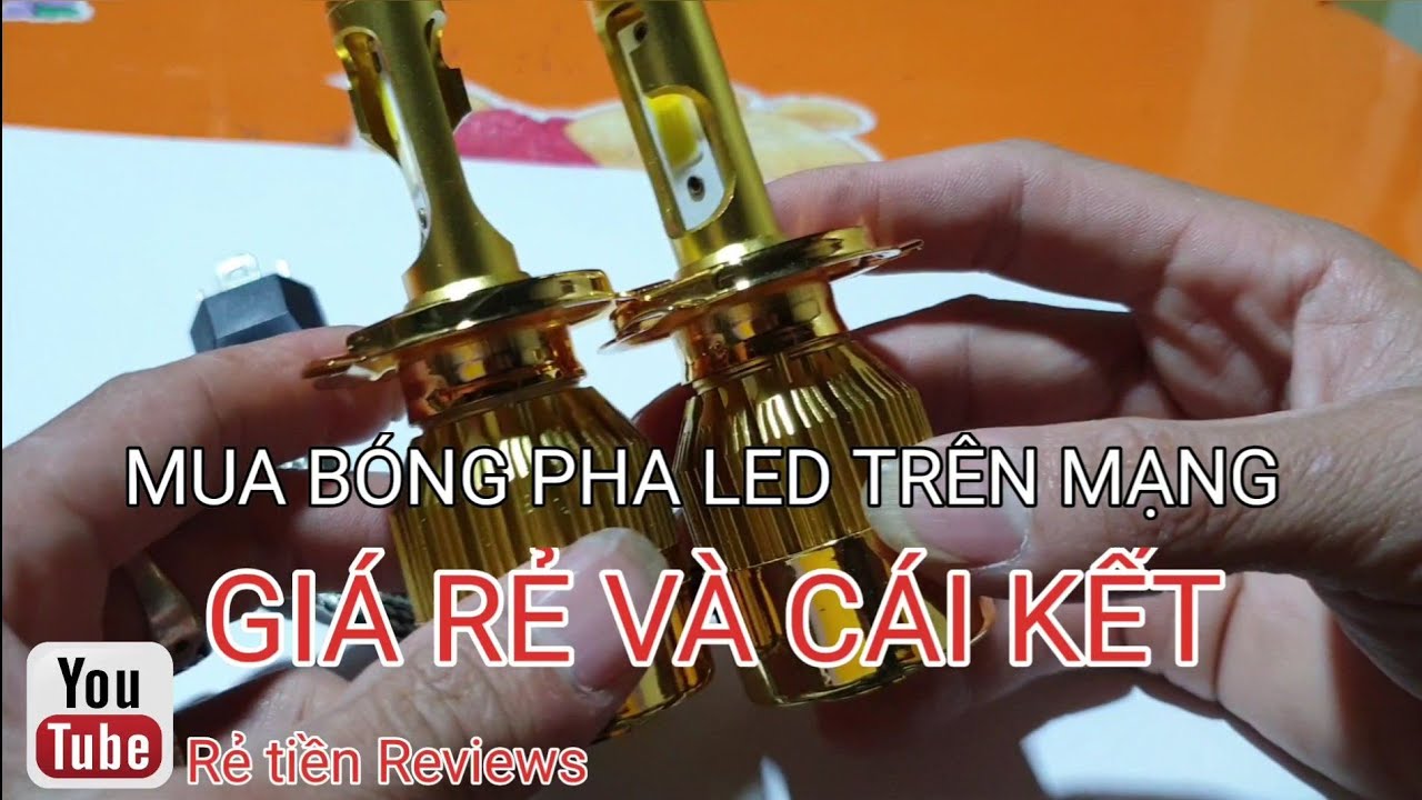 Mua đèn Pha Led C6 giá rẻ trên mạng về tự lắp và cái kết|Rẻ tiền Reviews