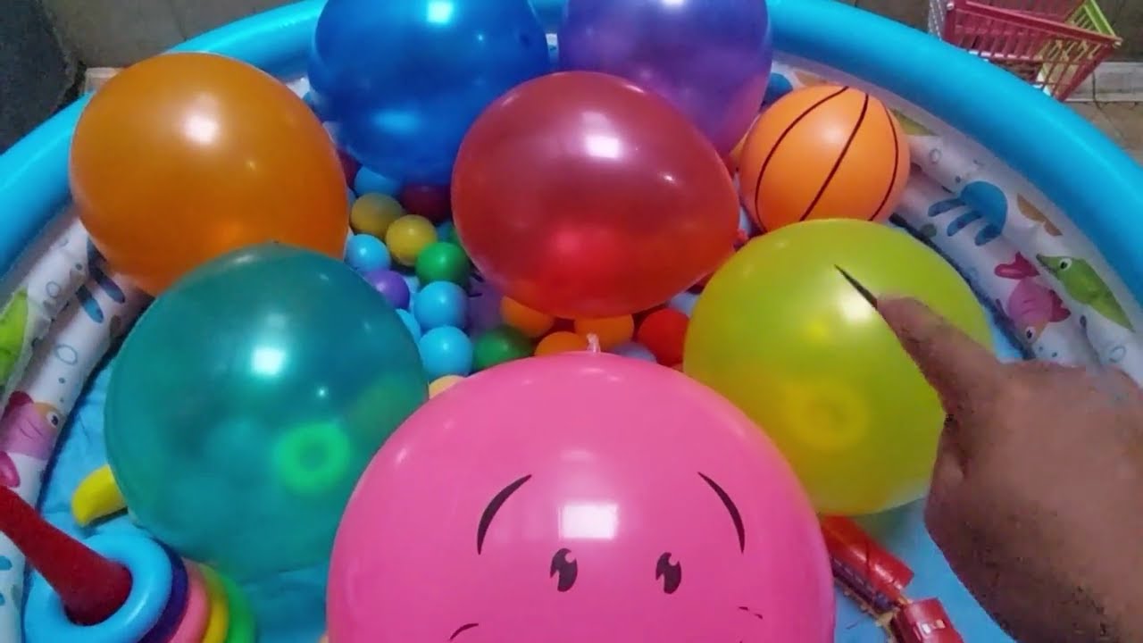 Popping Balloons, Shark, Crab, Lobster, Fish, Octopus, Stingray