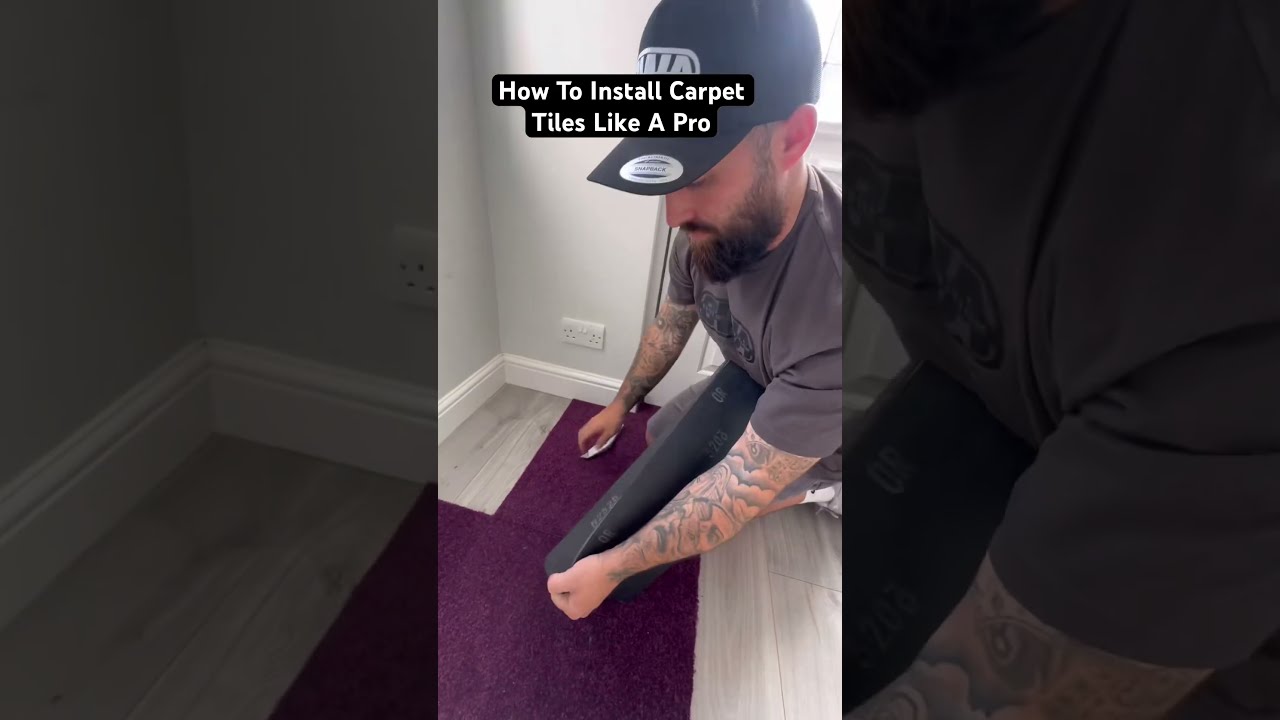 How To Install Vinyl Tiles Like A Pro Diy Howto Shorts