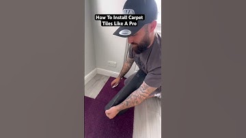 How To Install Vinyl Tiles Like A Pro #diy #howto #shorts