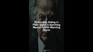 Politicians Hiding in Plain Sight: 5 Alarming Mental Health Warning Signs #Shorts
