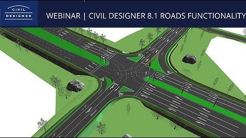 CIVIL DESIGNER Technical Webinar Series (1) - Roads Design