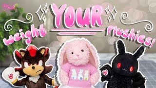 How to weight ANY plushie! | Easy SPEED Sewing Tutorial✨