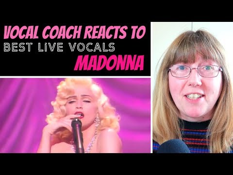 Vocal Coach Reacts to Madonna Best LIVE Vocals