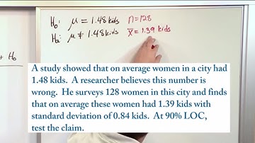 Lesson 8 - Hypothesis Testing For Means Using P-values & Large Samples, Part 3
