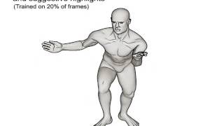 Data-driven curvature for real-time line drawing of dynamic scenes