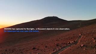 MOONS captures its first light, no telescope has ever seen this before