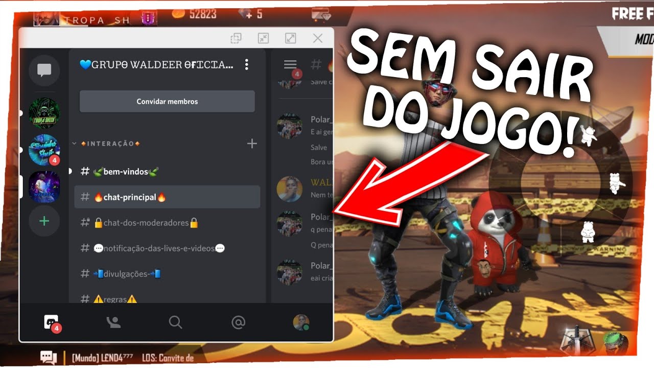 Como entrar numa call do Discord? - @hunkgamerbrl 