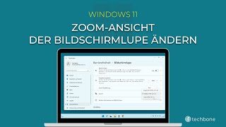 Zoom-Ansicht der Bildschirmlupe ändern [Windows 11]