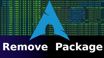 Arch Linux - Remove Package  ( v2 )
