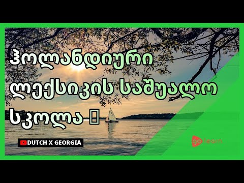 ჰოლანდიური ლექსიკის საშუალო სკოლა 2 | Golearn