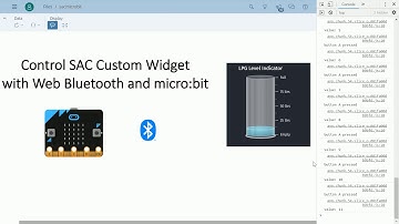 Control SAP Analytics Cloud Custom Widget with Web Bluetooth and micro:bit