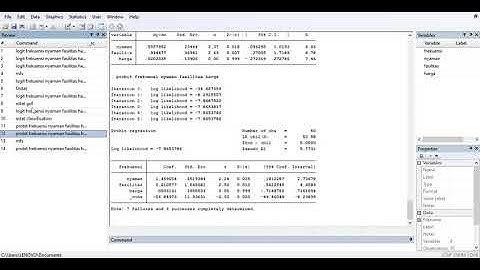 logit dan probit model stata