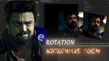 How to make latest trend rotate microwave zoom in after effects