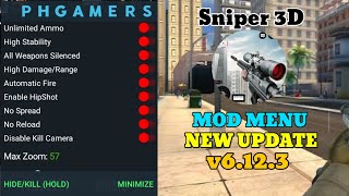 Sniper 3D Assassin MOD APK Меню/Неограниченные деньги/Патроны/Режим Бога v6.12.3 Новое обновление screenshot 4