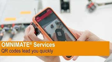OMNIMATE® Services – QR codes lead you quickly to the needed product information