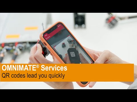 OMNIMATE® Services – QR codes lead you quickly to the needed product information