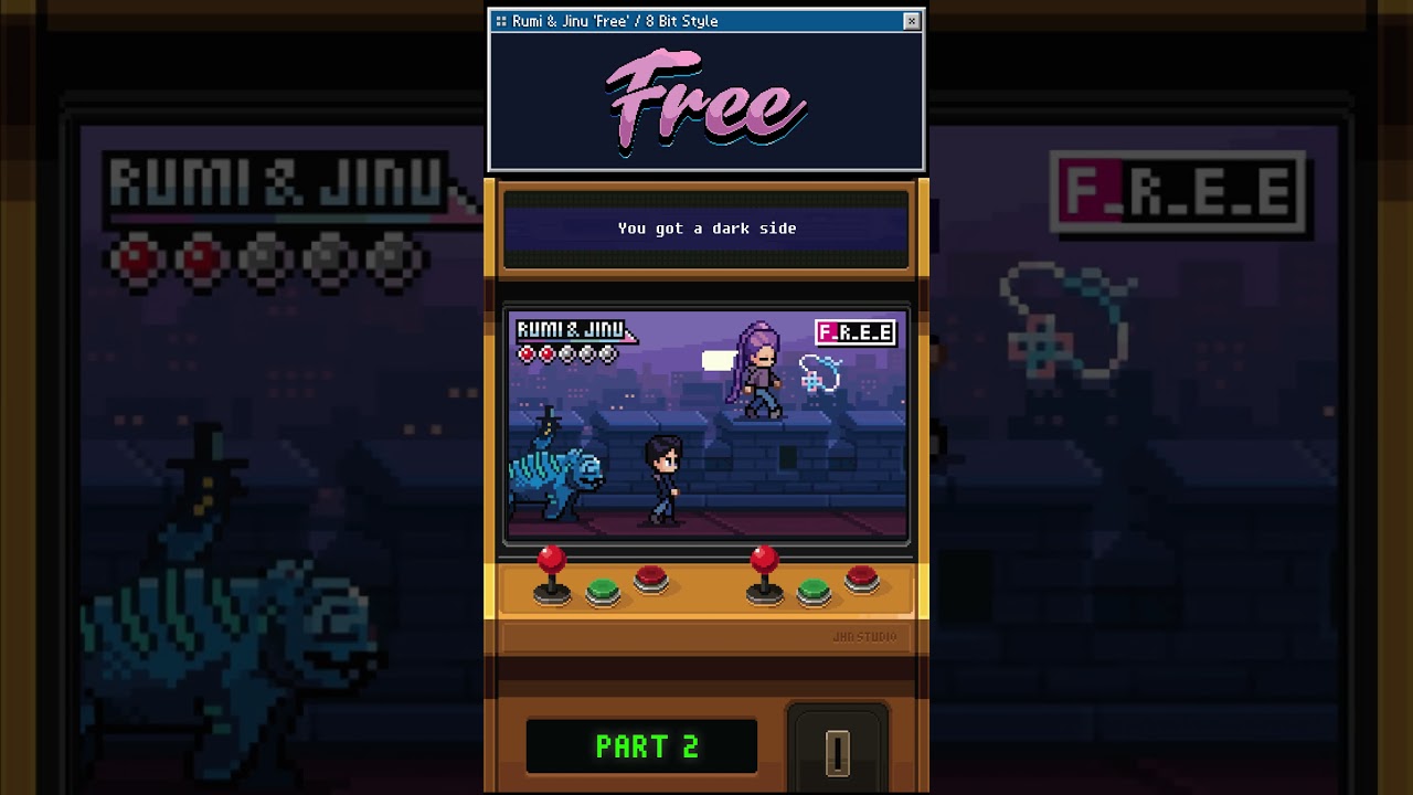 Rumi & Jinu 'Free' / 8 Bit Style 🎮 | PART 2 - YouTube