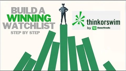 How To Create a WINNING Day Trading Watchlist | THINKORSWIM