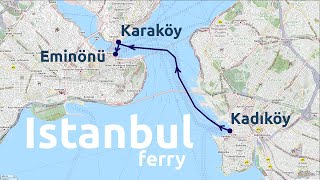 Стамбул. Паром Kadıköy - Karaköy - Eminönü