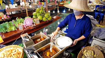 BEST 3 BANGKOK Floating Market Compilation | Thai Street Food