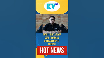 Trans7 Minta Maaf soal Tayangan Kiai dan Ponpes Lirboyo