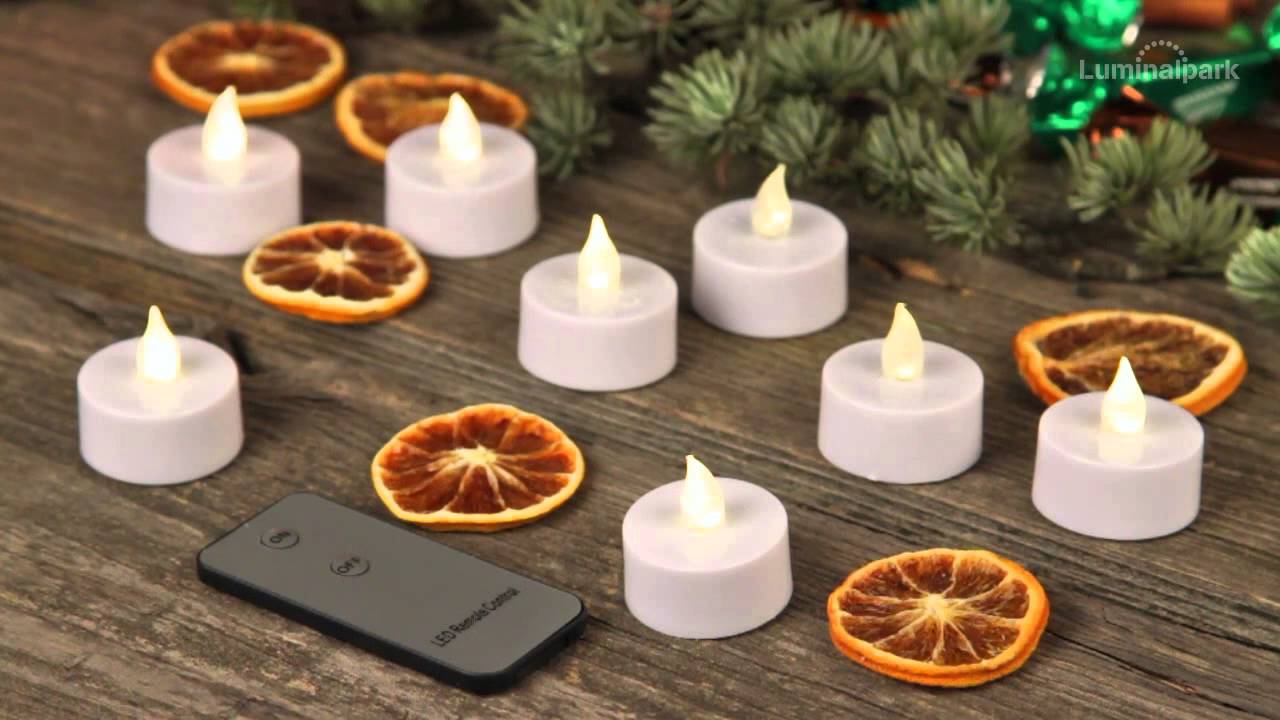 8 bougies led chauffe-plat, avec télécommande, led blanc chaud