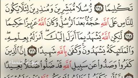 سورة النّساء - Holy Quran - Chapter 4 - Page 104