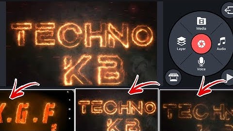 How to Edit Fire Effects Text Animation|Fire name video Edit in kinemaster|Kgf 2 movie Jaisa Editing