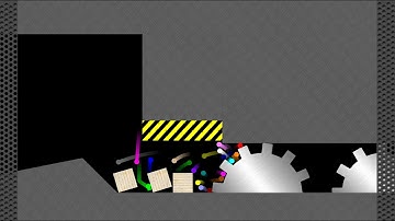 Shutter Crush - Survival Marble Race in Algodoo